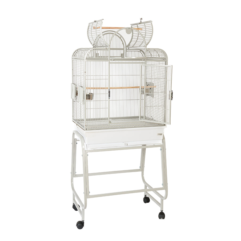 Rainforest Santa Fe Medium Bird Cage Stone White (2 Boxes)