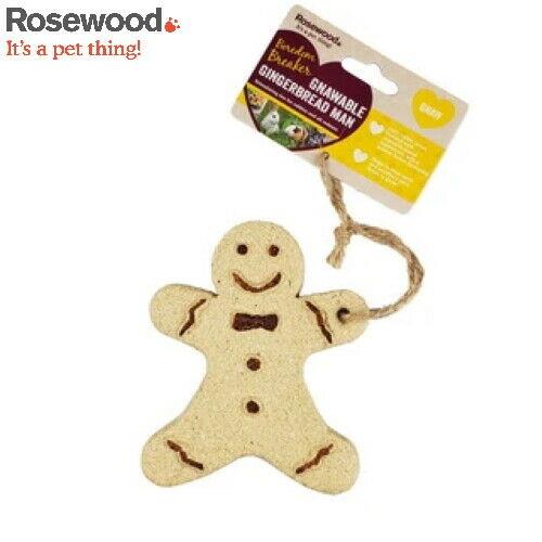 Rosewood Boredom Breaker Gnawable Gingerbread Man