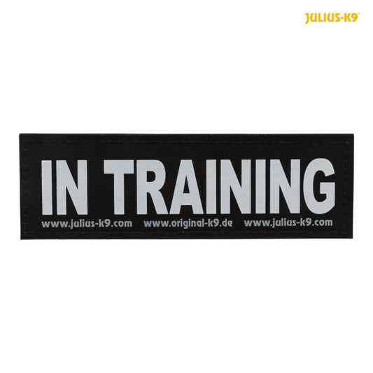 Julius K9 Attachable Harness Label Xs-M, 'IN TRAINING'