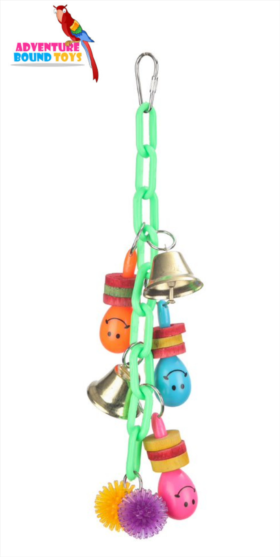 Adventure Bound Rattle Dangler Parrot Toy