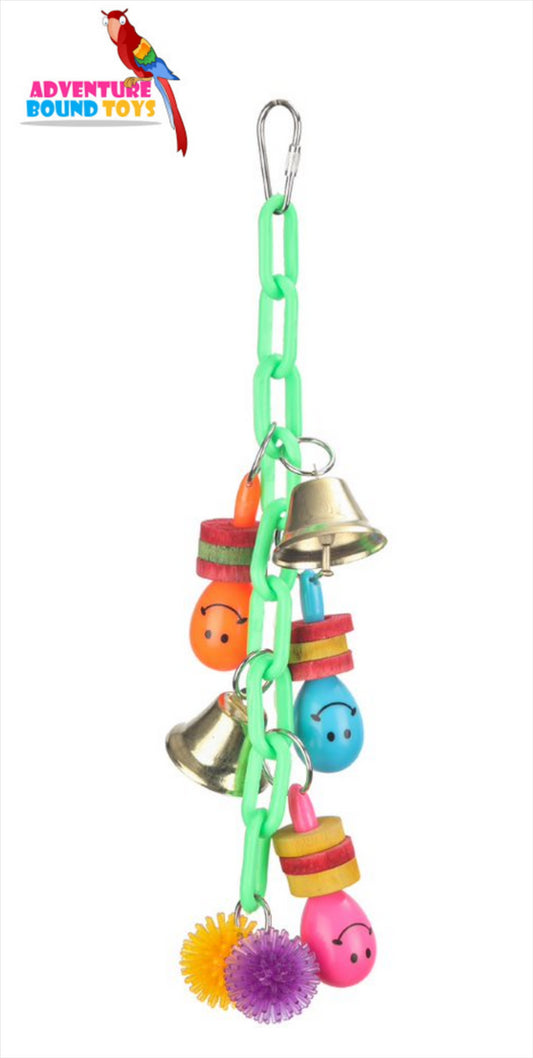 Adventure Bound Rattle Dangler Parrot Toy