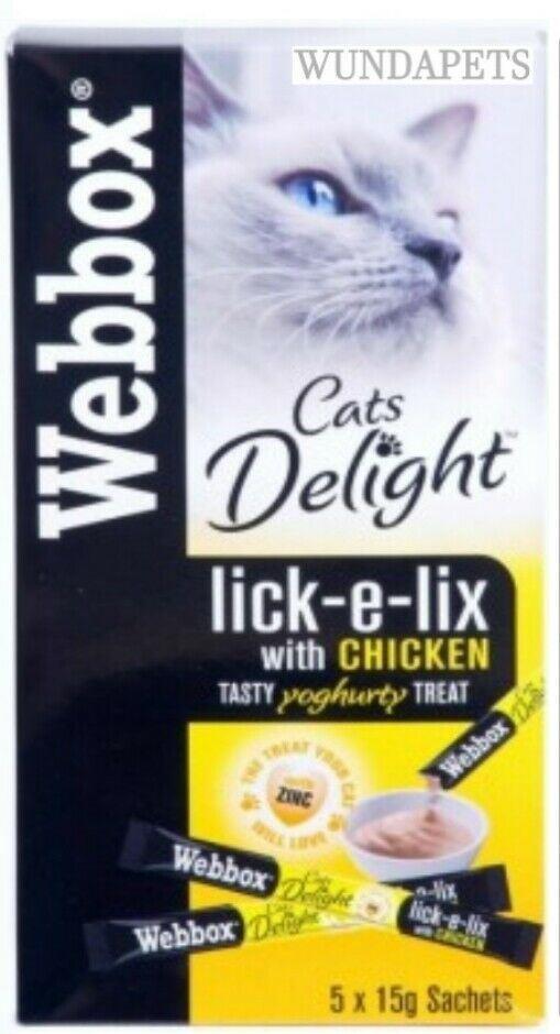 Webbox Lick E Lix Chicken 5 X 15g Sachets