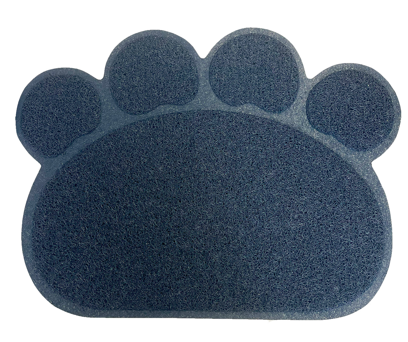 Pet Platter Paw Shaped Feeding Mat Dark Blue - Small