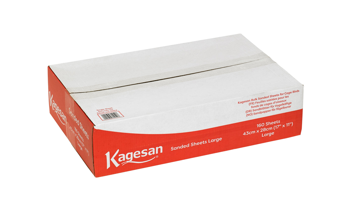 Kagesan Bulk Red Sandsheets Large 17 X 11" 160pcs