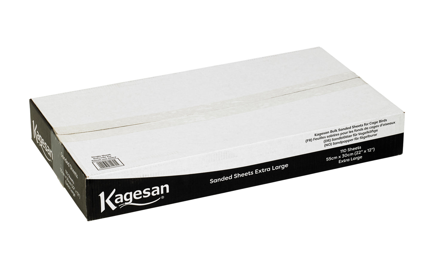 Kagesan Bulk Black Sandsheets X Large 22" x 12" 110pcs