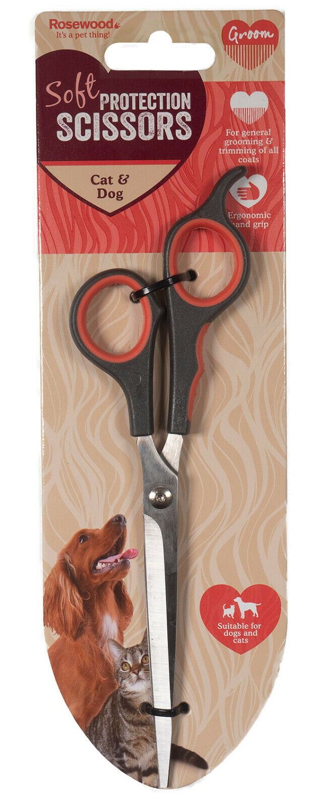 Rosewood Soft Protection Grooming Scissors