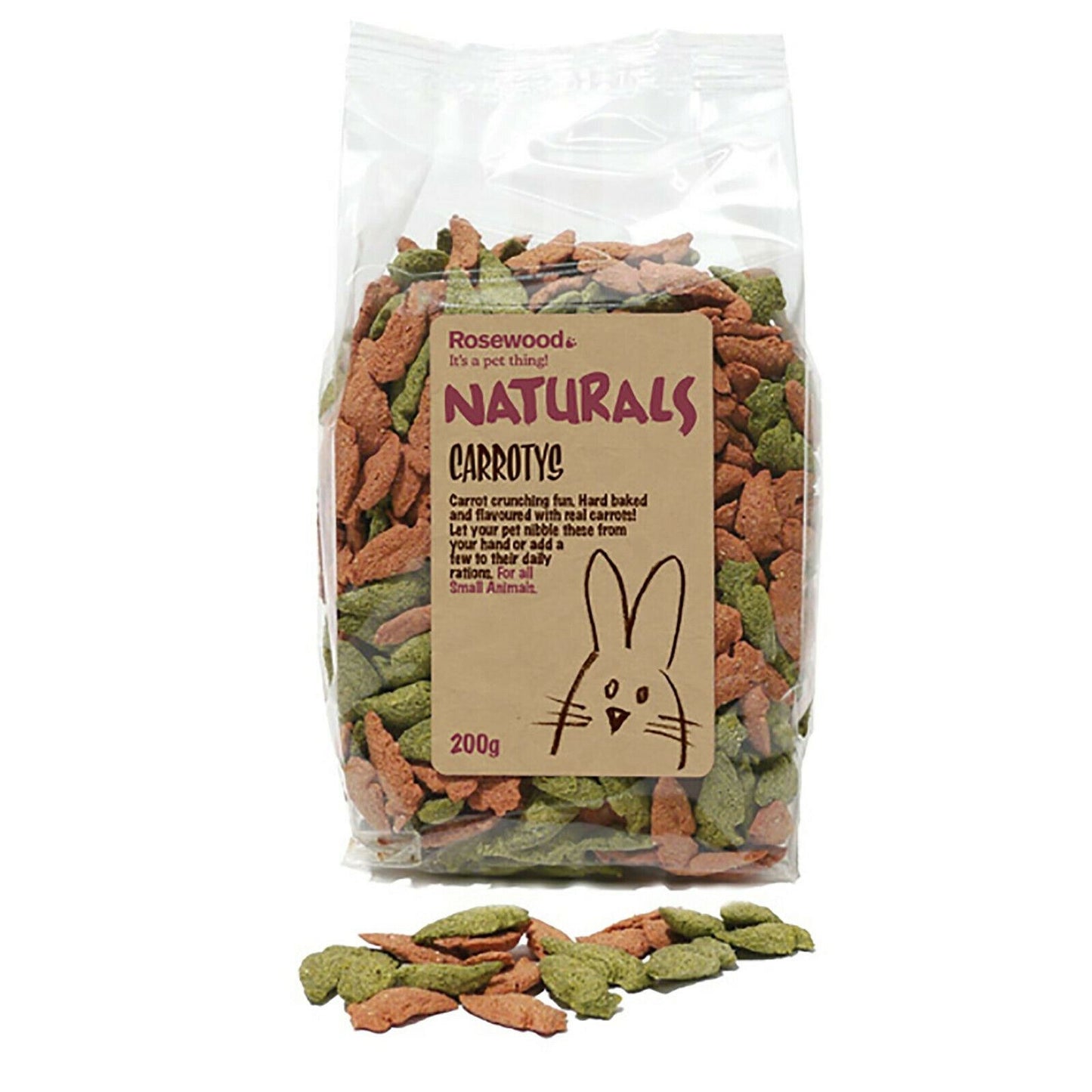 Rosewood Naturals Carrotys 200g