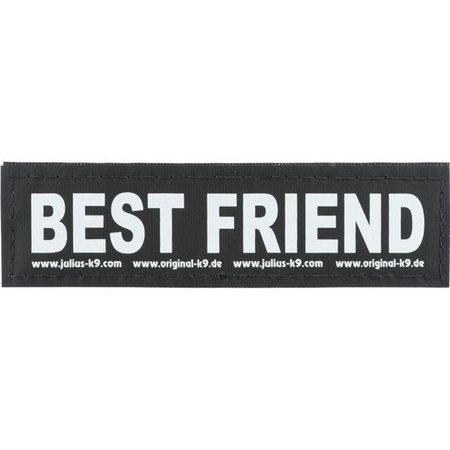 Julius K9 Attachable Harness Label L-Xxl, 'BEST FRIEND'