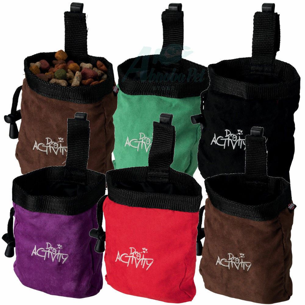 Trixie Soft Velvet Suede Snack Bag Assorted Colours