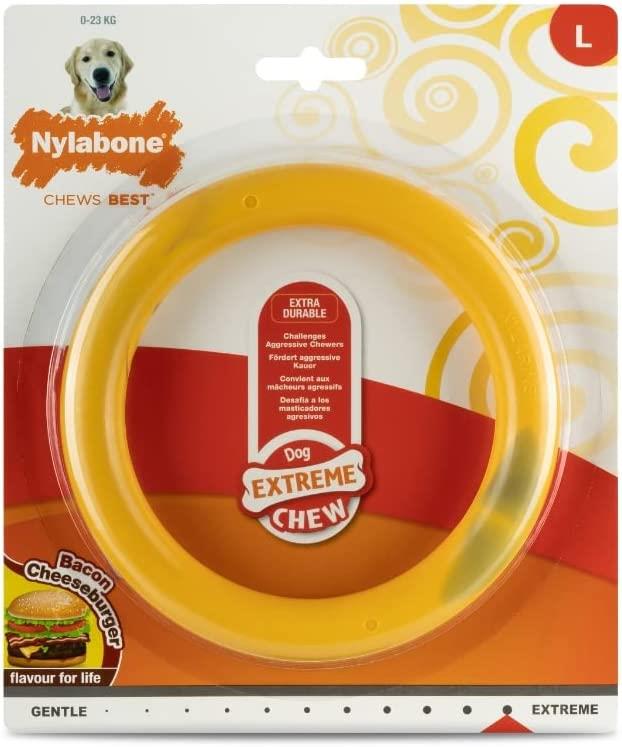 Nylabone Bacon Cheeseburger Ring