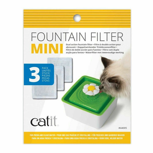 Catit Mini Flower Fountain Replacement Filter 3pcs