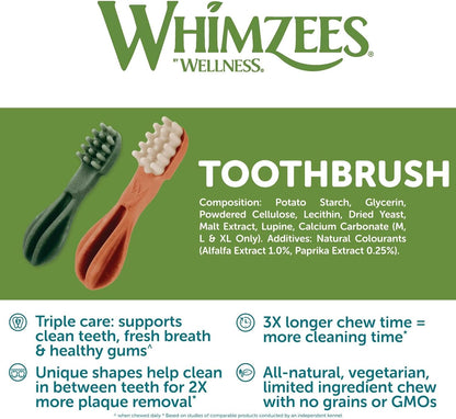 Whimzees X-Small Toothbrush 48 Pack