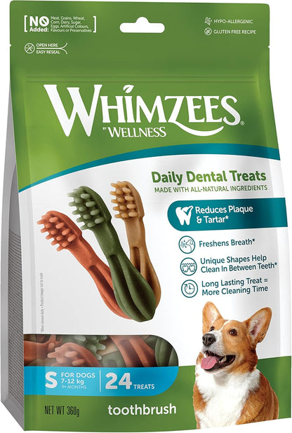 Whimzees Small Toothbrush 24 Pack