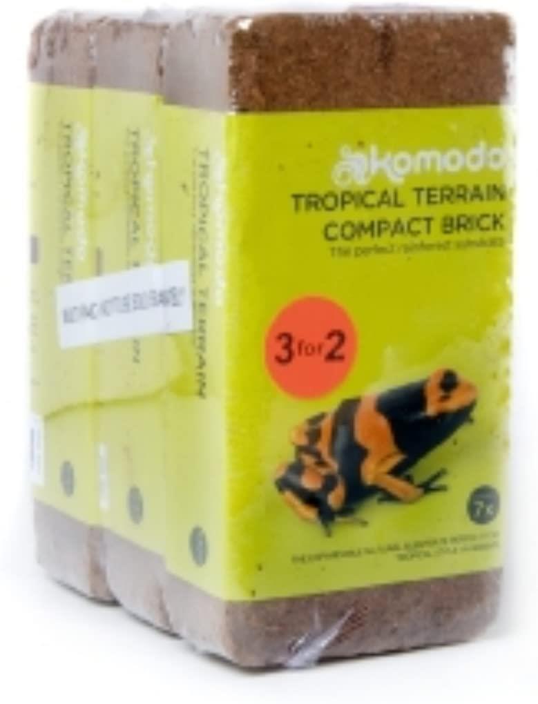 Komodo Tropical Compact Brick Substrate Triple Pack