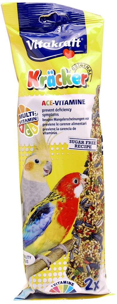 Vitakraft Cockateil & Parakeet Fruit Sticks Ace-vitamine 2pcs