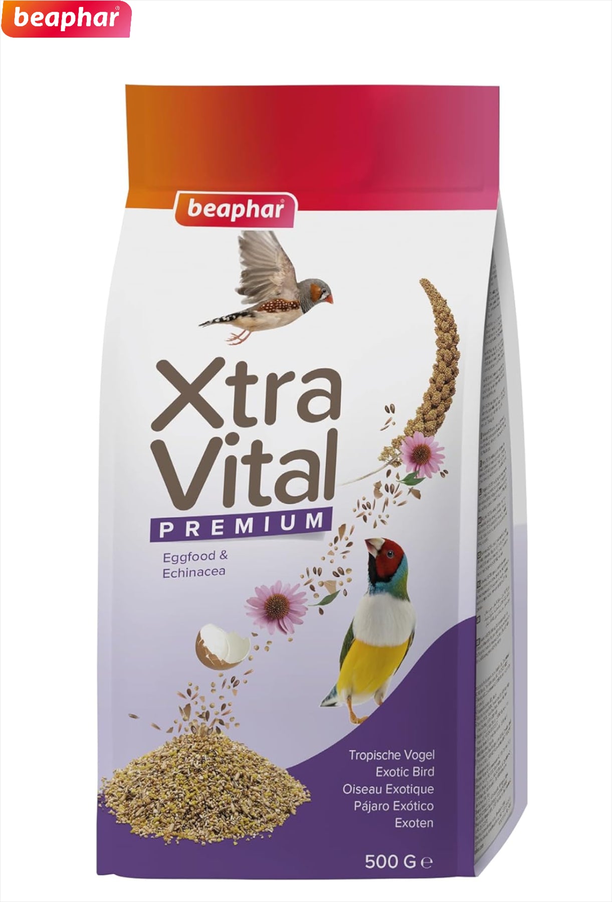 Beaphar Xtra Vital Premium Tropical Finch Seed 500g