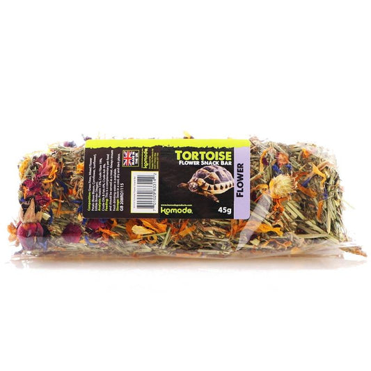 Komodo Tortoise Flower Snack Bar 45g