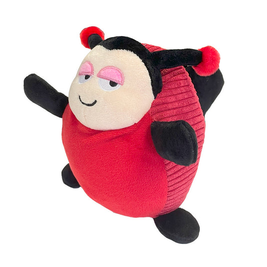 Cheeky Ladybird Squeaky Dog Toy