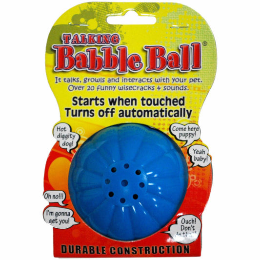 Large Talking Babble Ball Dog Toy