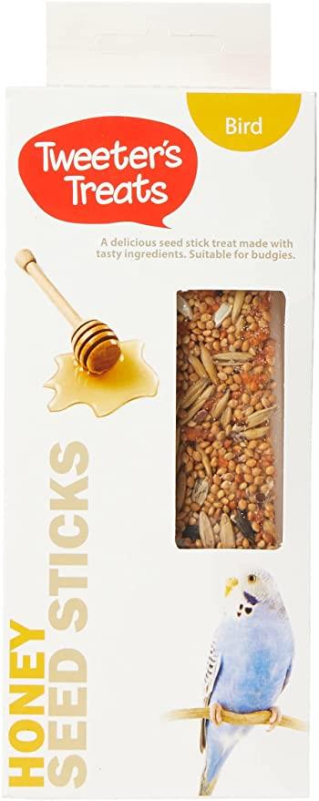 Tweeter's Budgie Seed Treat Sticks Honey 2 Sticks 100g