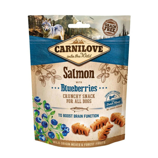 Carnilove Dog Treats Salmon With Blueberries 200g