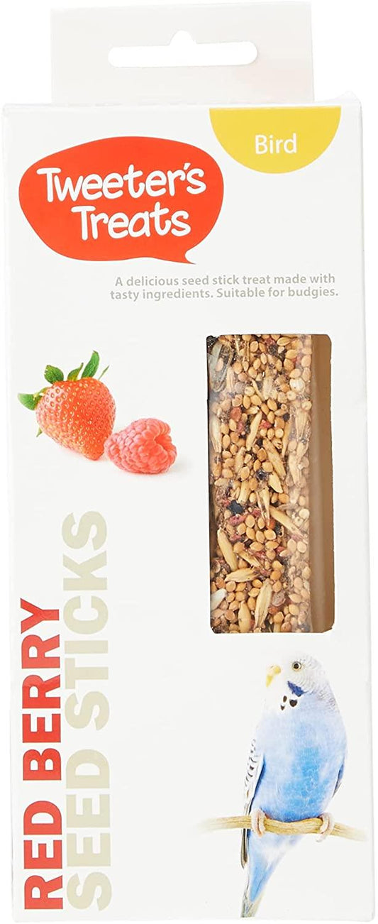 Tweeter's Budgie Seed Treat Sticks Red Berry 2 Sticks 100g