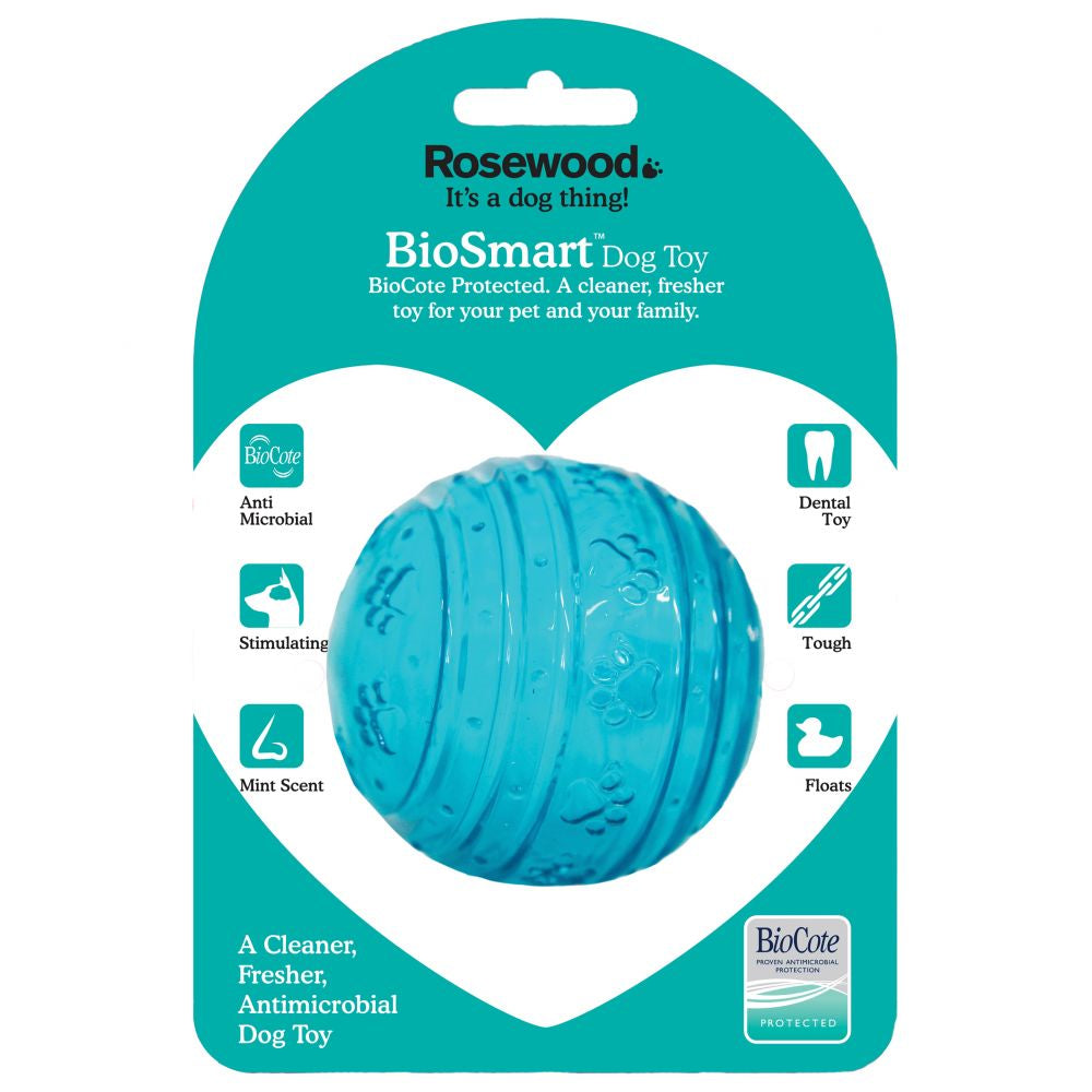 Rosewood Biosafe Puppy Ball Blue