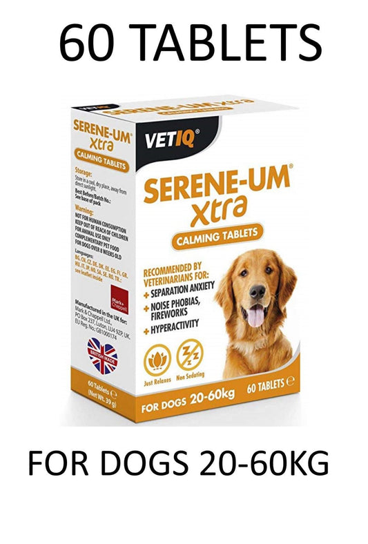 VetIQ Serene-Um Xtra Calming Tablets 60 Tablets 20-60kg