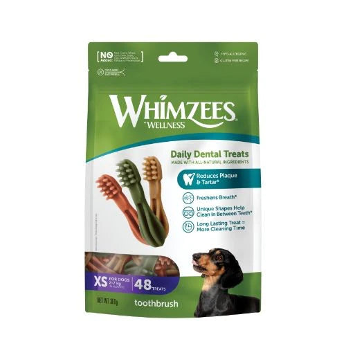 Whimzees X-Small Toothbrush 48 Pack