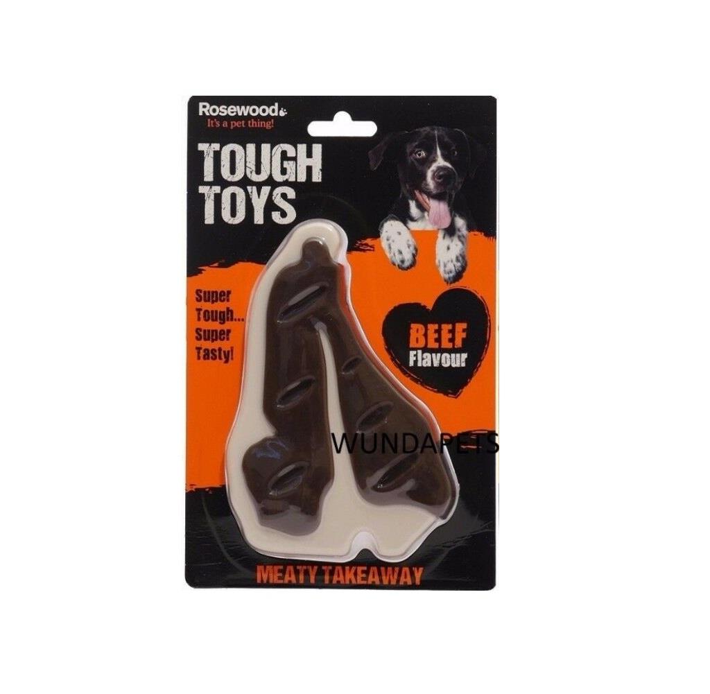 Rosewood Tough Toys Meaty Beef Steak Small