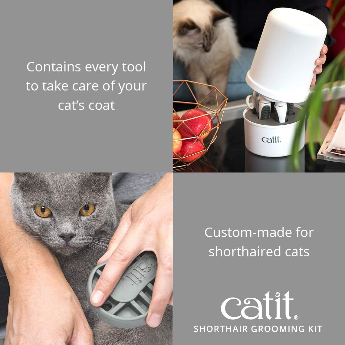 Catit Short Haired Grooming Kit