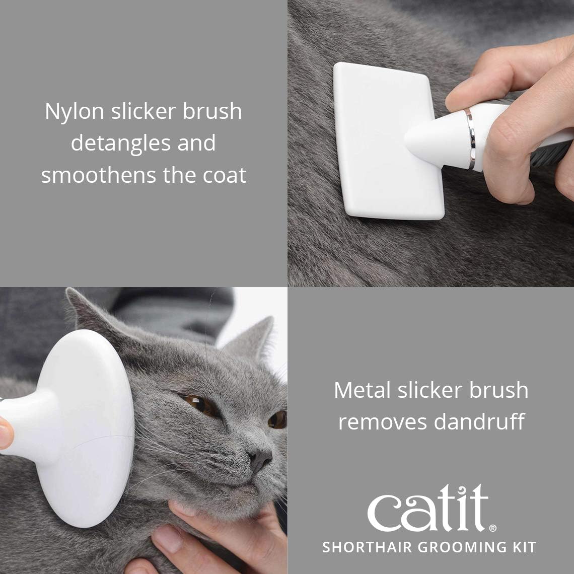 Catit Short Haired Grooming Kit