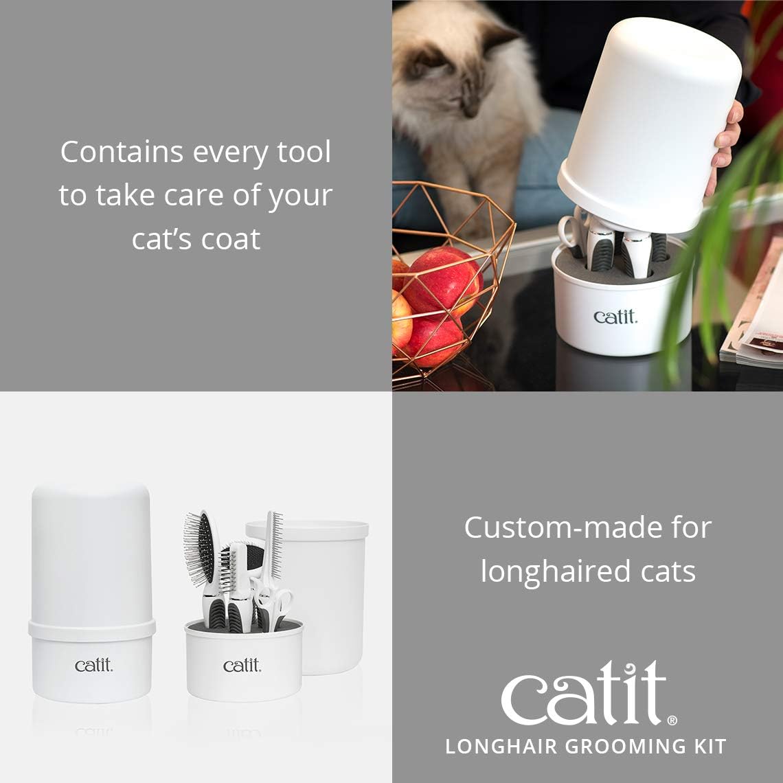 Catit Long Haired Grooming Kit