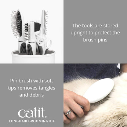 Catit Long Haired Grooming Kit