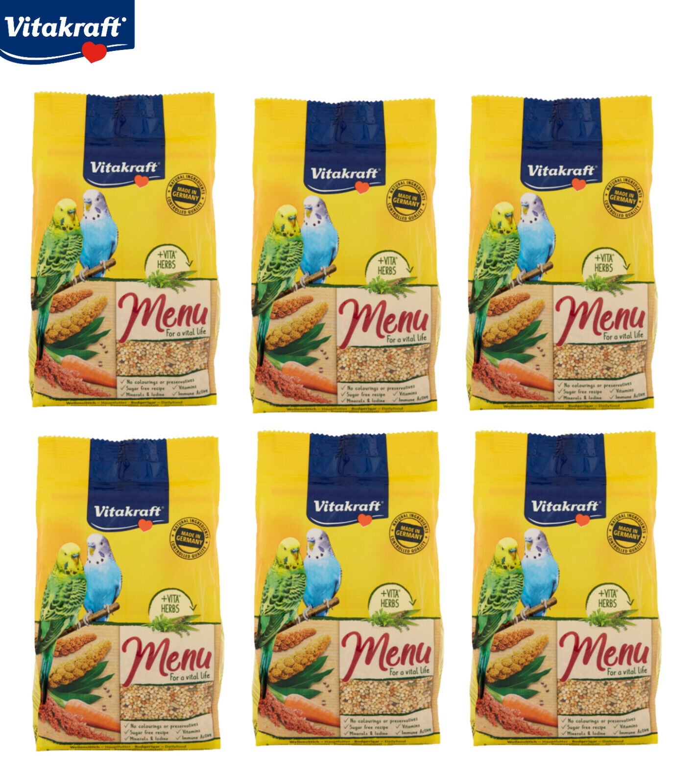 Vitakraft Menu Budgie Seed Feed 500g