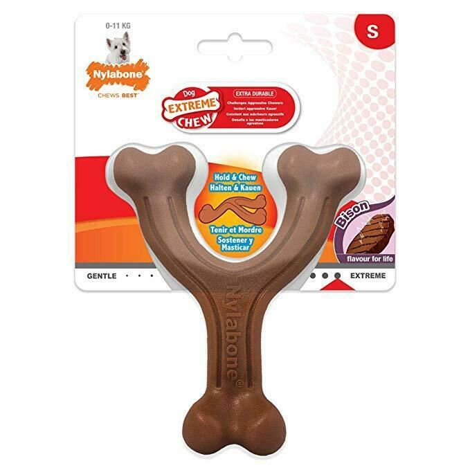 Nylabone Wishbone Bison Large Hold & Chew