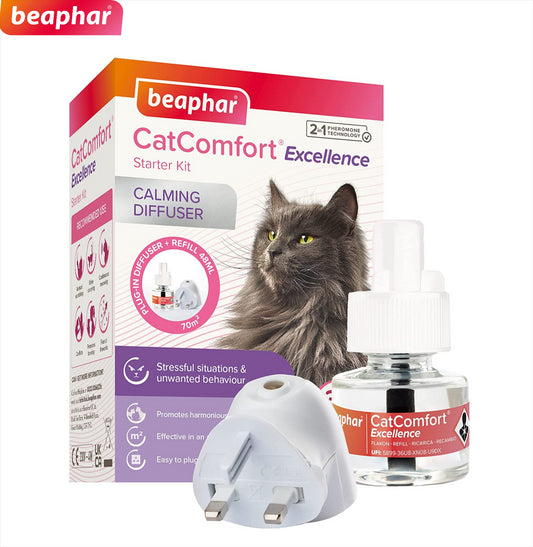 Beaphar Cat Comfort Excellence Plug In Diffuser & 48ml Comfort Refill