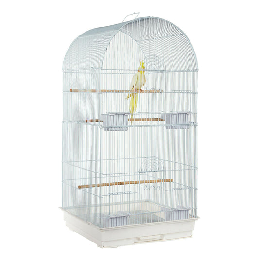 Rainforest Caracus Bird Cage White