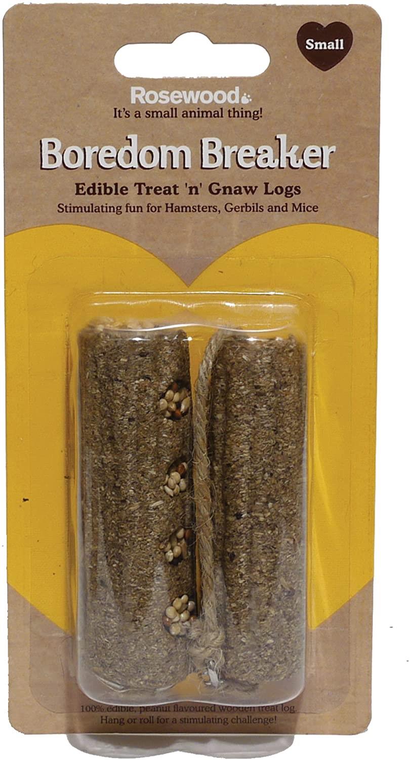 Rosewood Boredom Breaker Edible Treat N Gnaw Logs Large