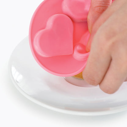 Catit Creamy Heart Shaped Ice Pop Tray