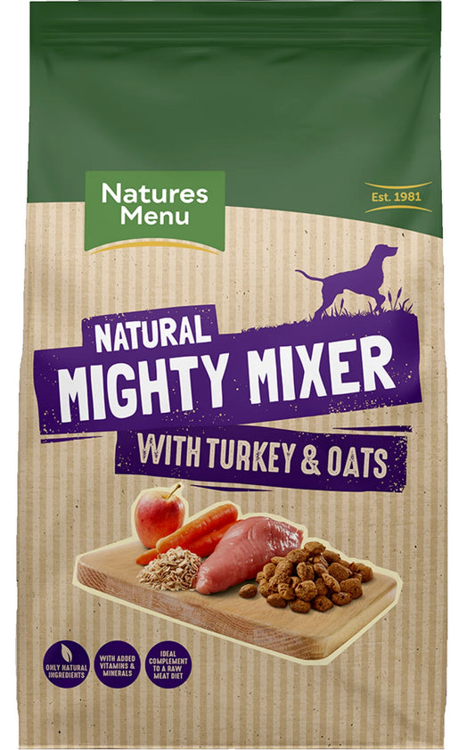 Natures Menu Mighty Mixer With Turkey & Oats 2kg