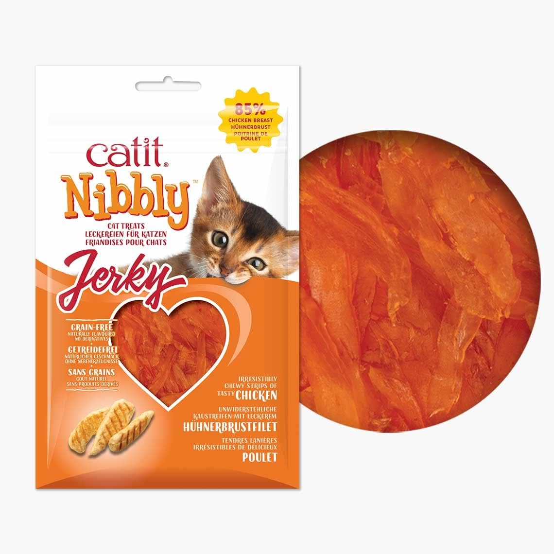 Catit Nibbly Jerky Chicken 30g