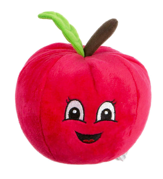 Animate Plush Red Apple Dog Toy 13cm