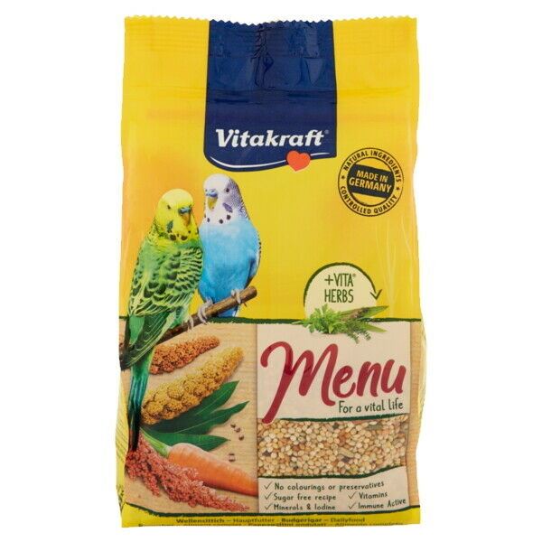 Vitakraft Menu Budgie Seed Feed 500g