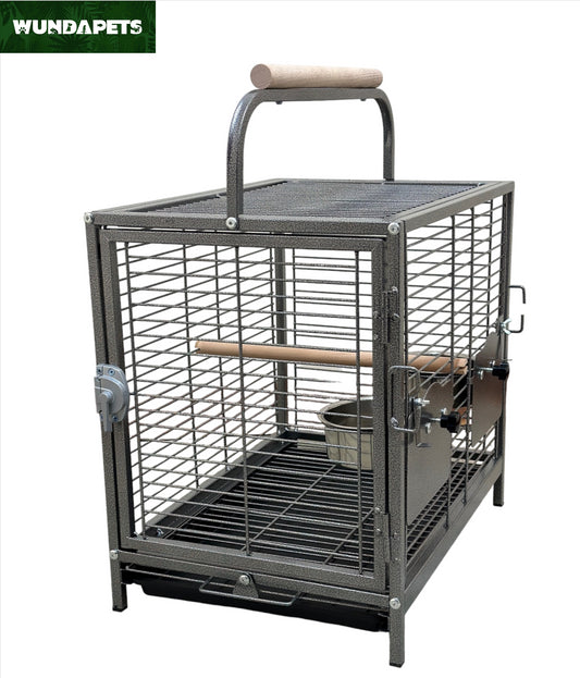 Wundapets Chester Bird Travelling Cage Antique Black