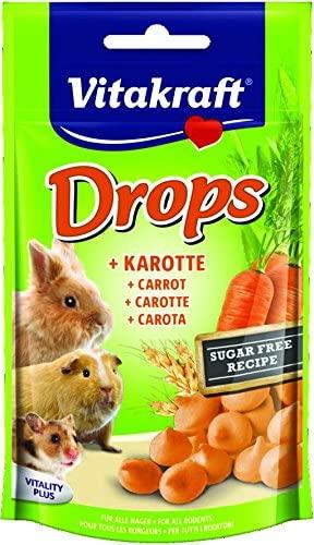 Vitakraft Carrot Small Animal Drops 75g