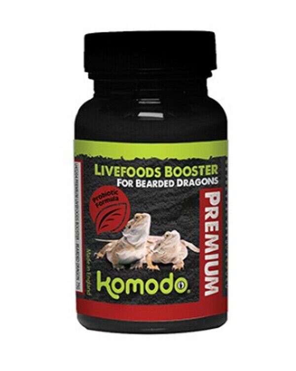 Komodo Premium Livefoods Booster For Bearded Dragons 75g