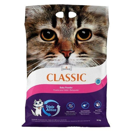 Intersand Classic Cat Litter Baby Powder 14kg