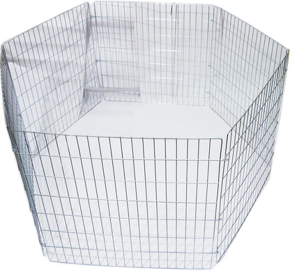 Rosewood Hexagon Puppy Play Pen