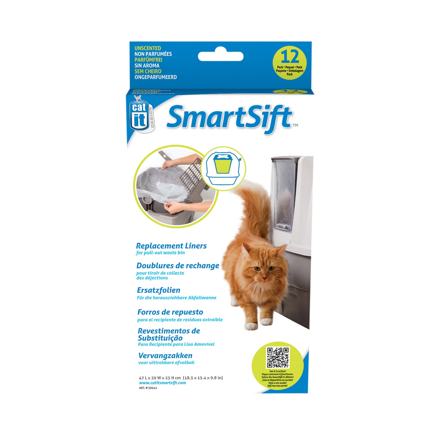 Catit Smartsift Replacement Liners For Cat Pan Base Pan